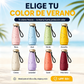 Sombrilla compacta plegable protección contra rayos UV