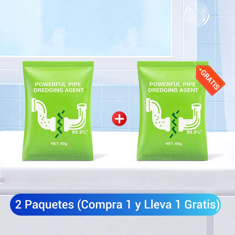 🔥Compre 1 y llévese 1 gratis🔥Potente polvo para dragado de tuberías
