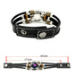 💥ÚLTIMO DÍA DE OFERTA – 50 % DE DESCUENTO ☪️Pulsera de piel con signo zodiacal luminosa en la oscuridad para hombre y muje