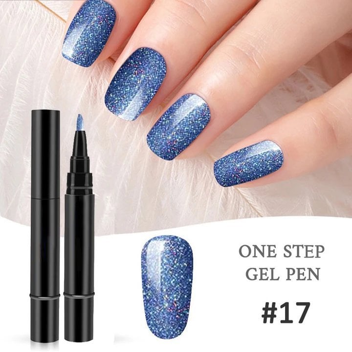 💅 Oferta por tiempo limitado: Compra 1, Lleva 1 Gratis ! ✨Pluma de gel para uñas todo en un solo paso🎨Mini lámpara UV portátil para uñas GRATIS💡