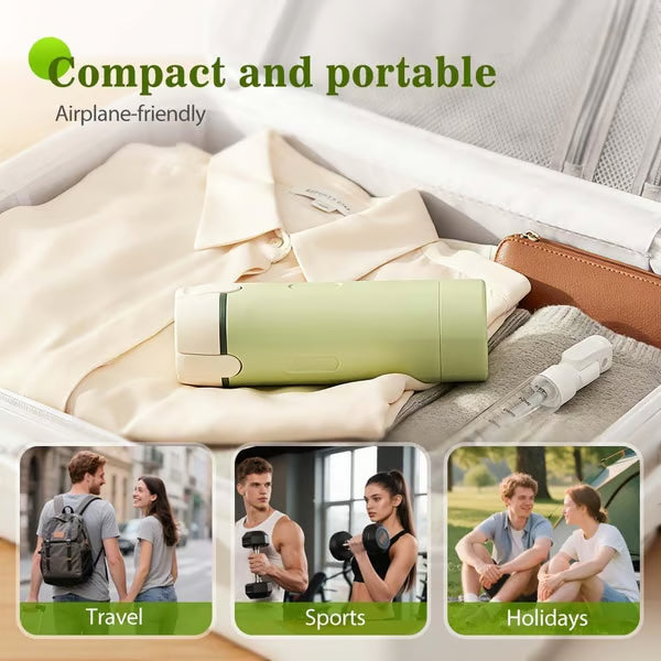 📢📢¡50 % de descuento! 🧳Botellas dispensadoras recargables 4 en 1 para viajes – Compactas, herméticas y súper prácticas ✈️🧴