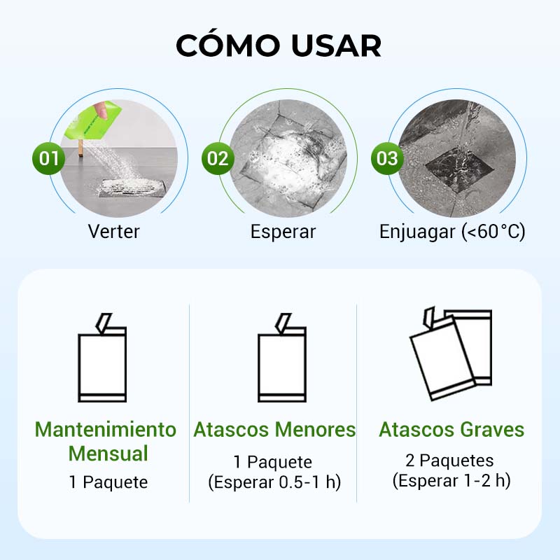 🔥Compre 1 y llévese 1 gratis🔥Potente polvo para dragado de tuberías
