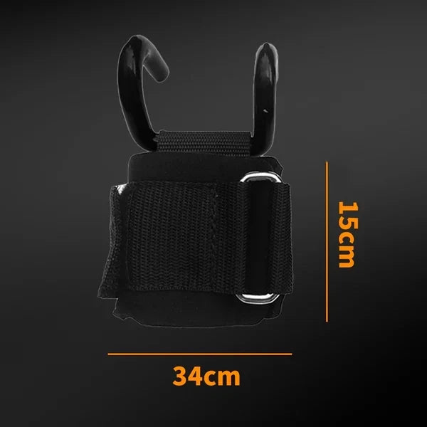 🔥Gran Venta🔥Correas de muñeca con gancho para levantamiento de pesas de alta resistencia