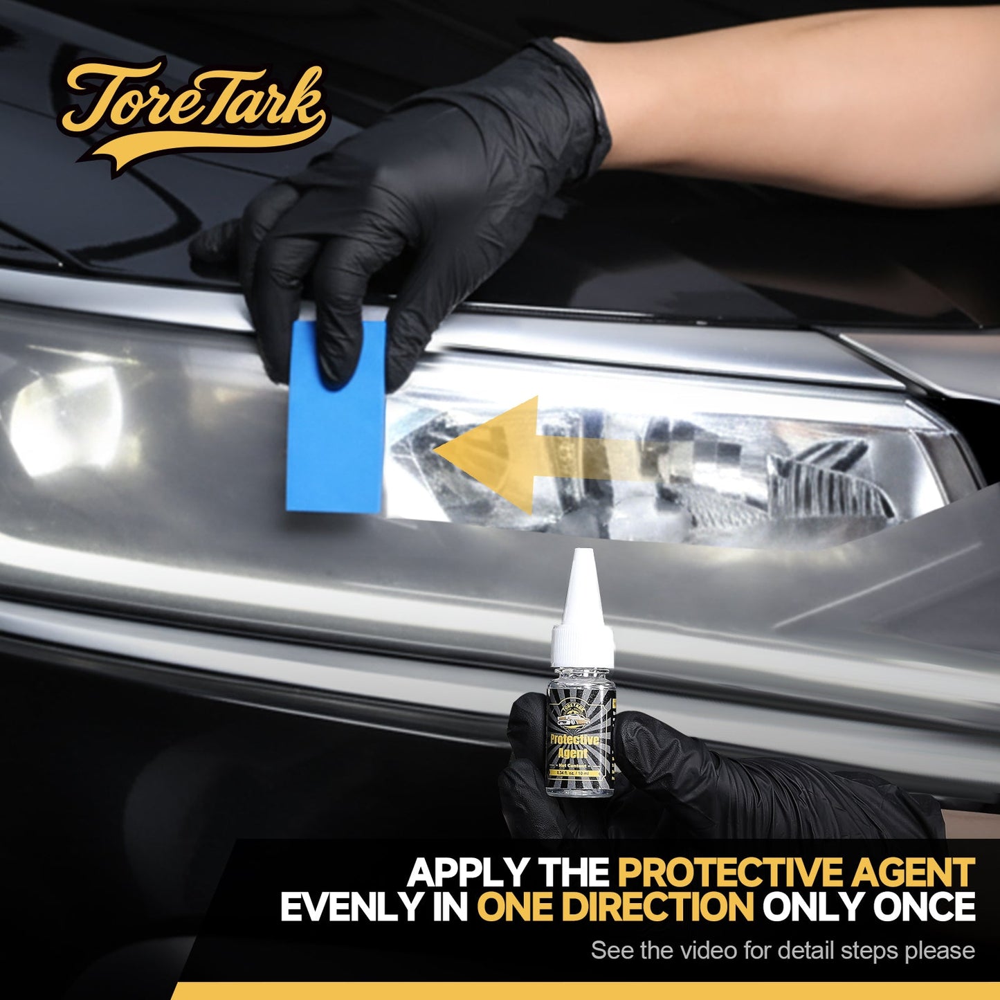Kit Restaurador de Faros Automotrices Toretark