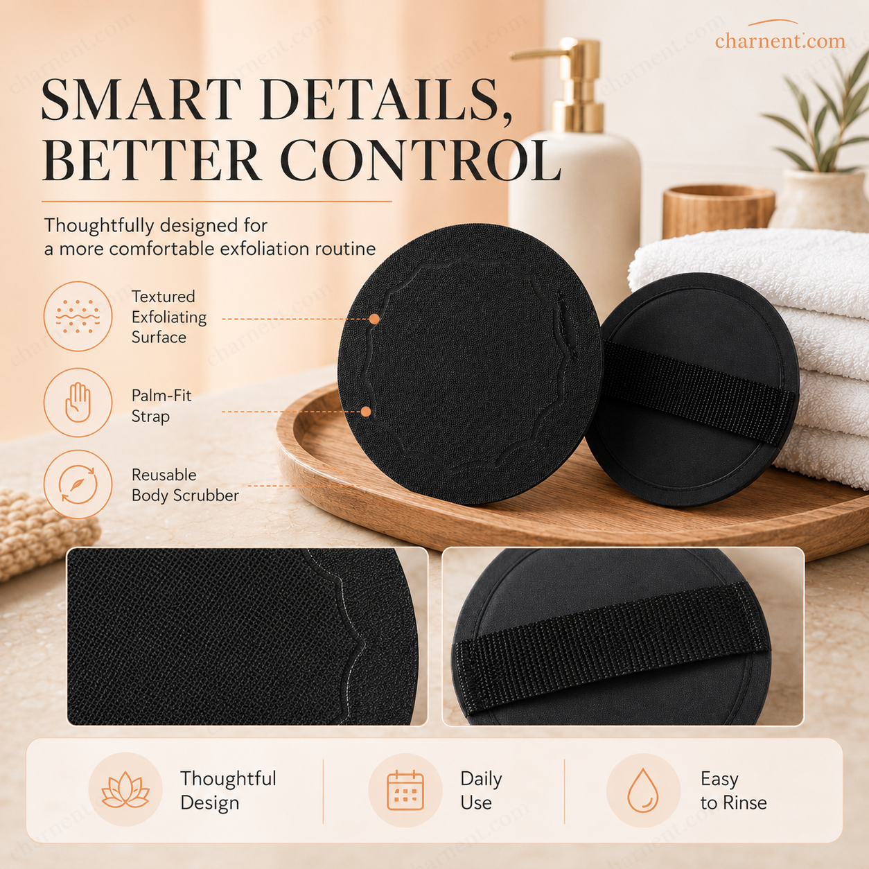 🚿 Almohadillas exfoliantes para baño 🧖‍♀️