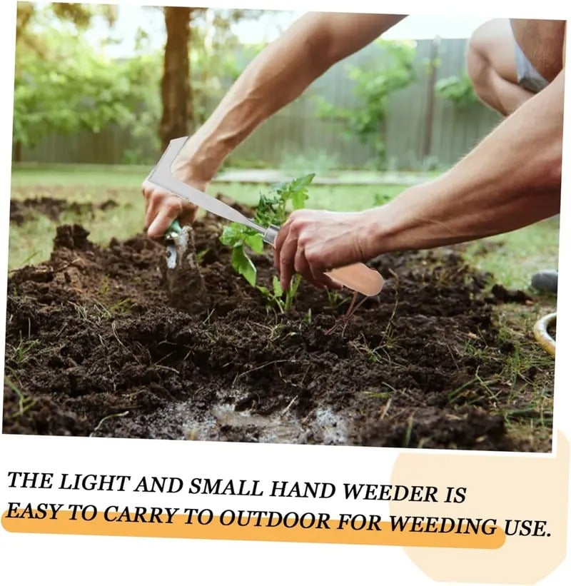 🌱¡50% DE DESCUENTO AHORA! Nueva herramienta quitamalezas de grieta 2026, quitamalezas manual de metal con mango de madera para jardín y terraza