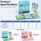 🎀¡50% DE DESCUENTO📒Libro magnético silencioso para niños🧩Juguete educativo temático plegable con rompecabezas para niñas y niños👦