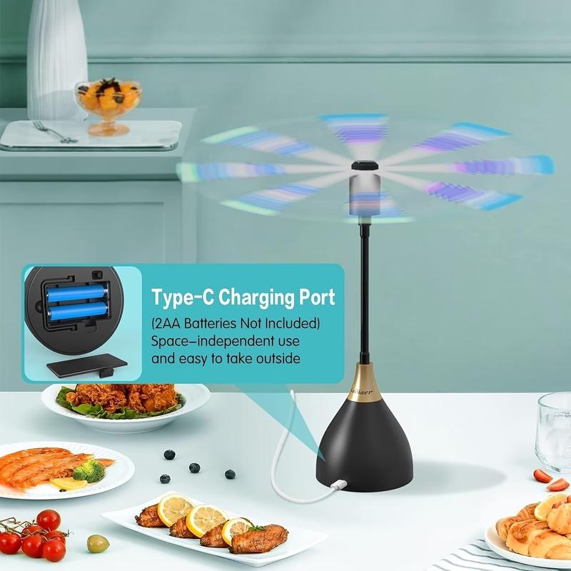 🔥¡50% de descuento mientras duren las existencias!🌀Ventilador de mesa anti moscas🔇