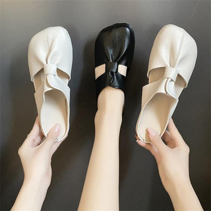 🔥 Gran oferta 2025 🔥 Mules planos con estampado recortado