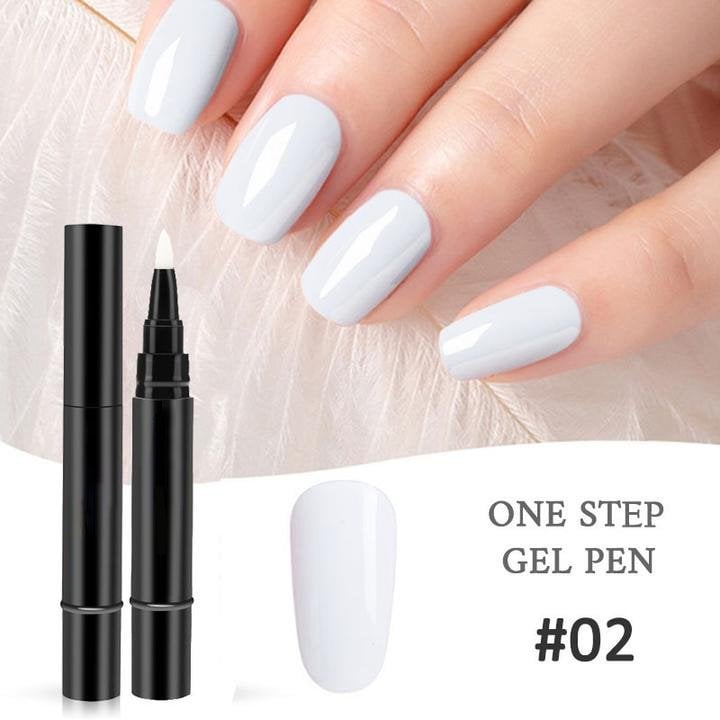 💅 Oferta por tiempo limitado: Compra 1, Lleva 1 Gratis ! ✨Pluma de gel para uñas todo en un solo paso🎨Mini lámpara UV portátil para uñas GRATIS💡