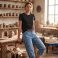 📢 Oferta de mitad de temporada: −50% solo por poco tiempo ⏰ Pantalones vaqueros cortos elásticos y casuales para mujer