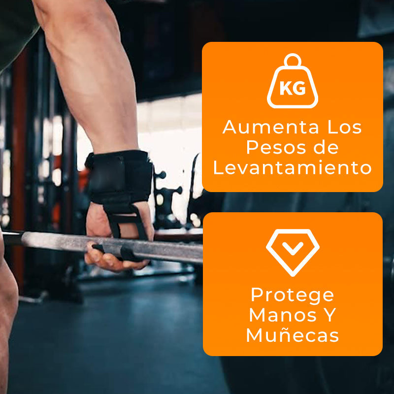🔥Gran Venta🔥Correas de muñeca con gancho para levantamiento de pesas de alta resistencia