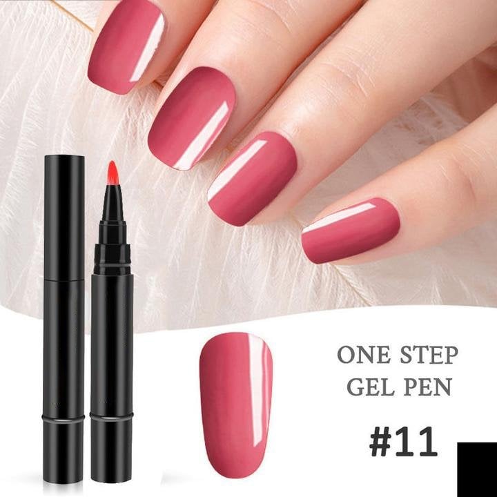 💅 Oferta por tiempo limitado: Compra 1, Lleva 1 Gratis ! ✨Pluma de gel para uñas todo en un solo paso🎨Mini lámpara UV portátil para uñas GRATIS💡