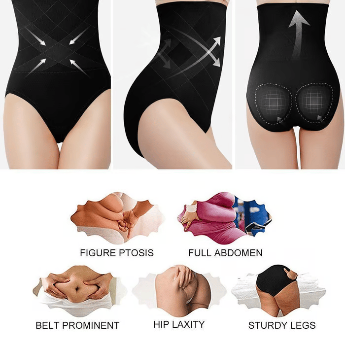🔥 Compra 1 y Lleva 1 Gratis 👙 Panties Moldeadoras de Tiro Alto con Control de Abdomen