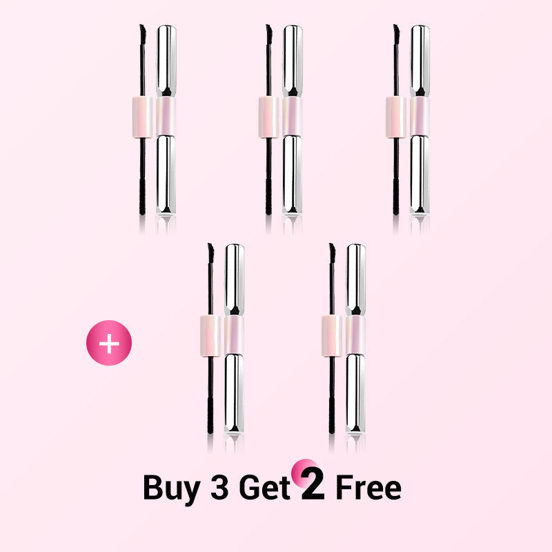 💕 ¡Compra 1 y Lleva 1 Gratis! 💕 Máscara de Pestañas Impermeable de Doble Punta - Alarga y Encurva 🌸💐