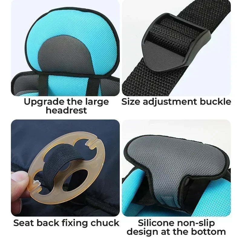 🎉 ¡Oferta 2026 — Más de 31.000 unidades vendidas! 👶 Asiento de auto portátil que cabe en cualquier lugar – Seguridad de 5 puntos, sin volumen! 🚗