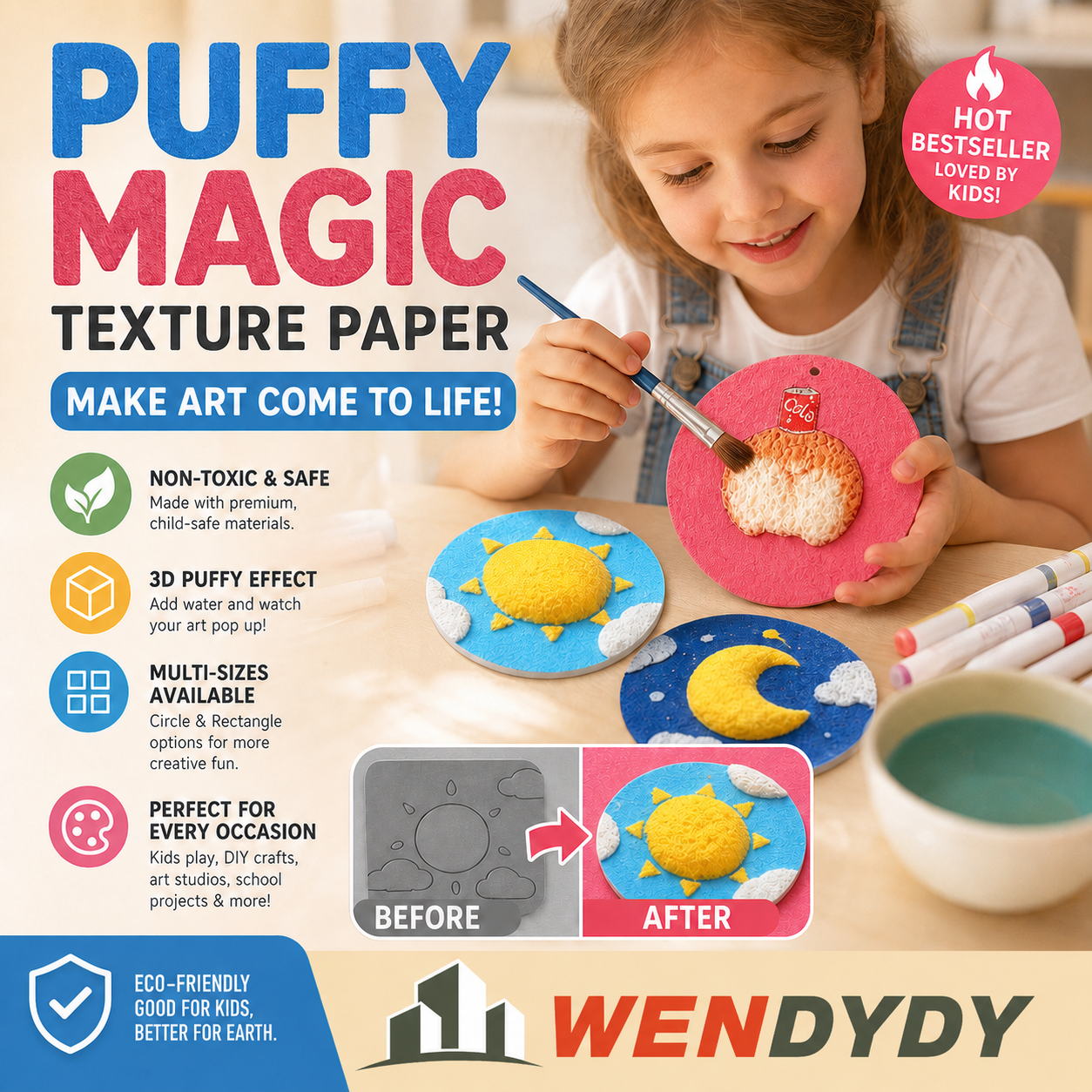 🎄Oferta Sorpresa Especial 🎁¡Compra 3, 2 Gratis! 🔮Domina la magia de la pintura con papel de textura esponjosa para pintar 👩‍🎨