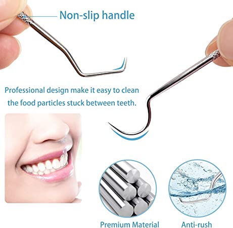 🔥Juego de palillos de dientes de acero inoxidable 7pcs