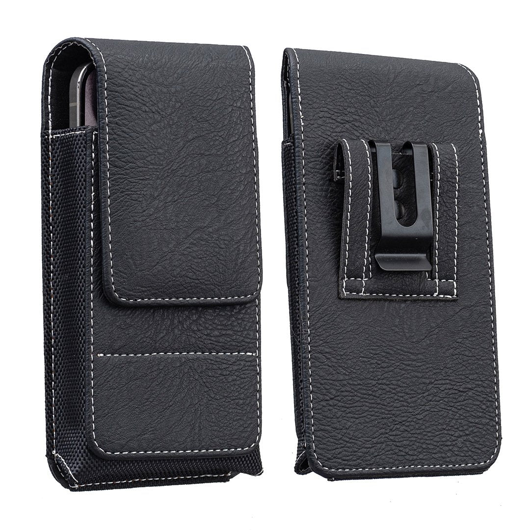 Funda para Móvil con Cinturón y Cierre Magnético – Estuche Resistente para Smartphone con Clip, Pasador de Cinturón y Ranura para Tarjetas
