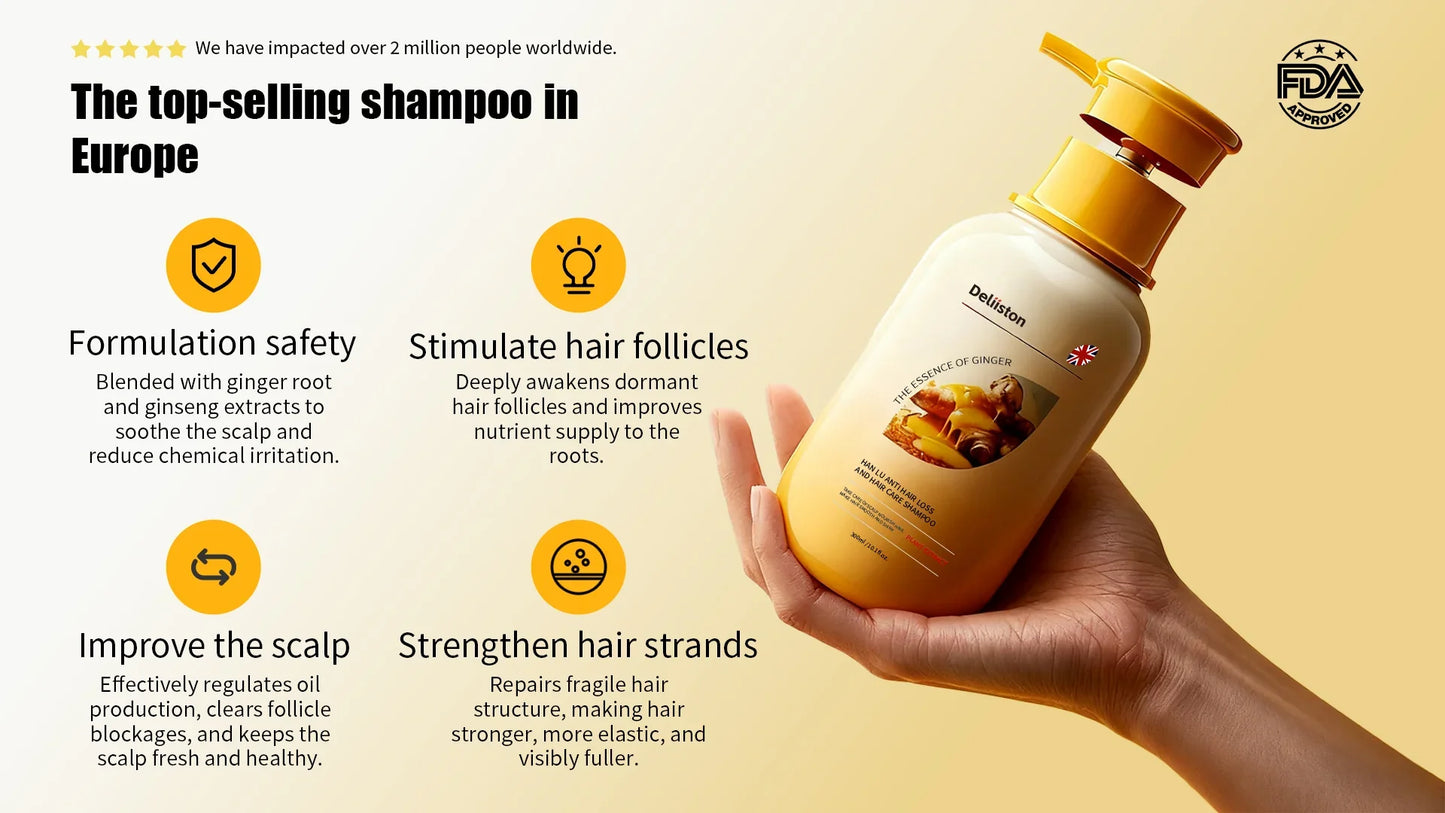 Champú Anticaída – ¡Fortalece Raíces, Recupera tu Melena! Dile adiós a la caída y hola a un cabello más fuerte y abundante. 🌿💪