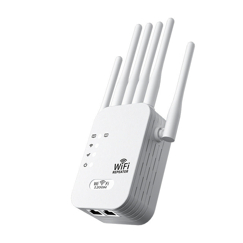 🔥 Amplificador WiFi 2026, 1200Mbps Banda Dual (5GHz/2.4GHz), Amplificador de Señal, Cubre 10,000 pies² y 50 Dispositivos, Repetidor con Puerto Ethernet.
