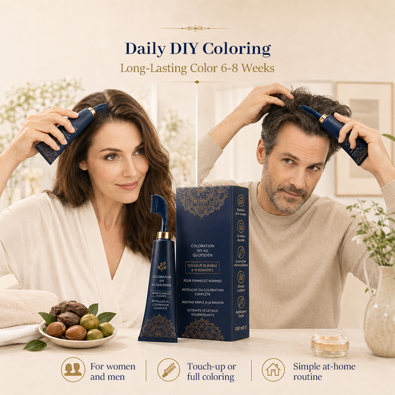 ⏳¡Oferta por Tiempo Limitado!⏰Peine Teñidor de Cabello Herbal para Uso en Casa