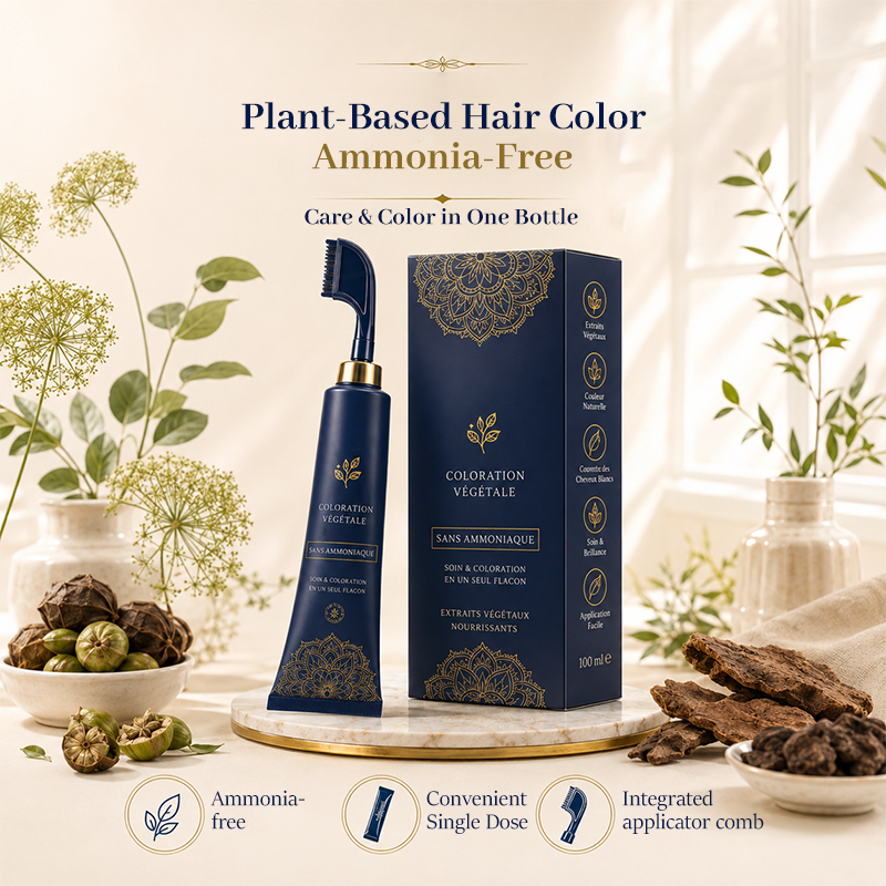 ⏳¡Oferta por Tiempo Limitado!⏰Peine Teñidor de Cabello Herbal para Uso en Casa
