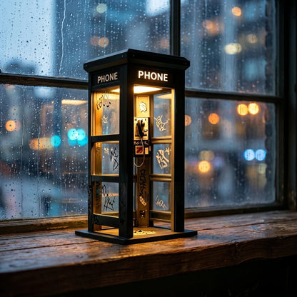 📞60% DE DESCUENTO AHORA✨Lámpara ambiental de cabina telefónica vintage