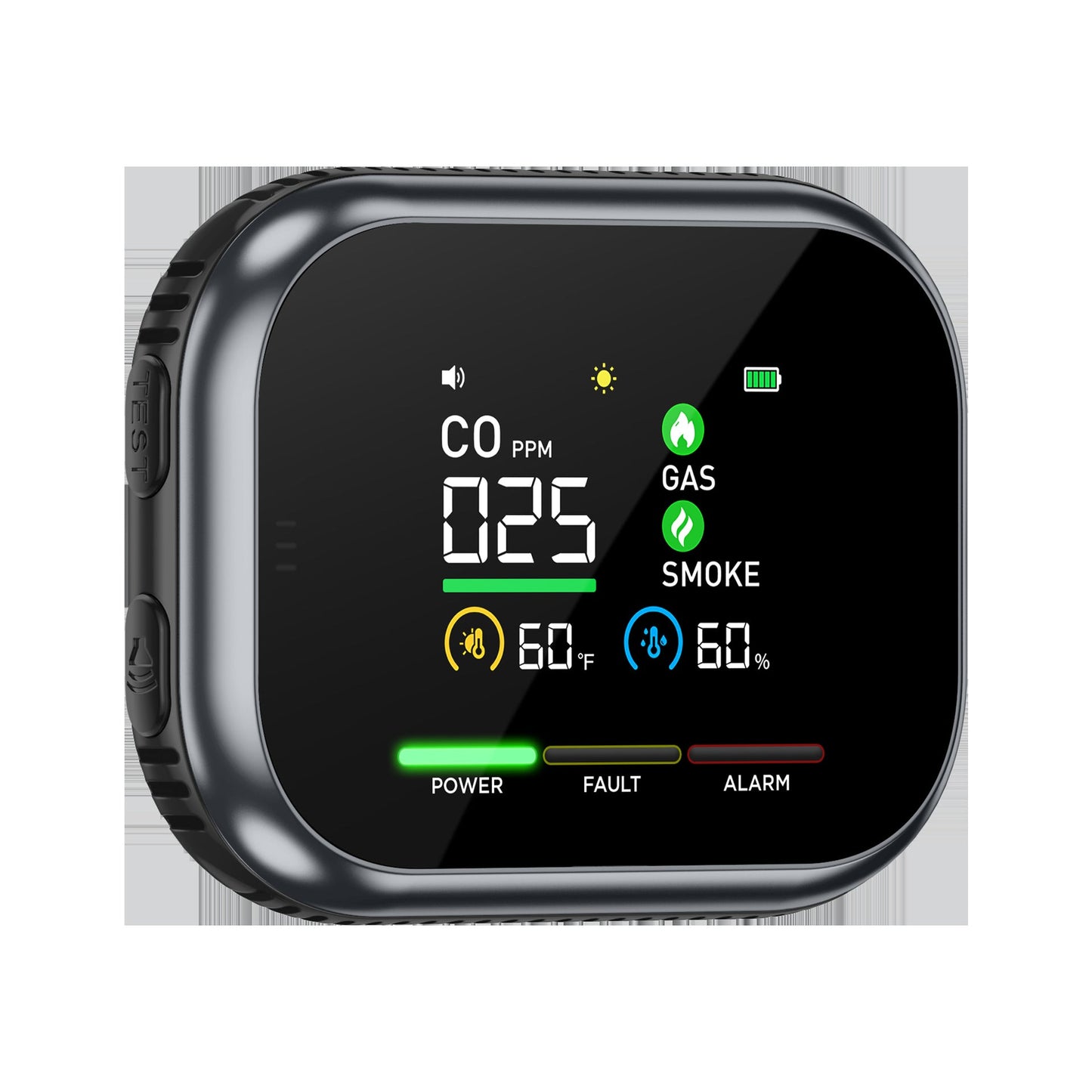 🔥50% DESCUENTO EN PRODUCTOS SELECCIONADOS🎉 Alarma portátil multigas con pantalla LCD y respaldo de batería