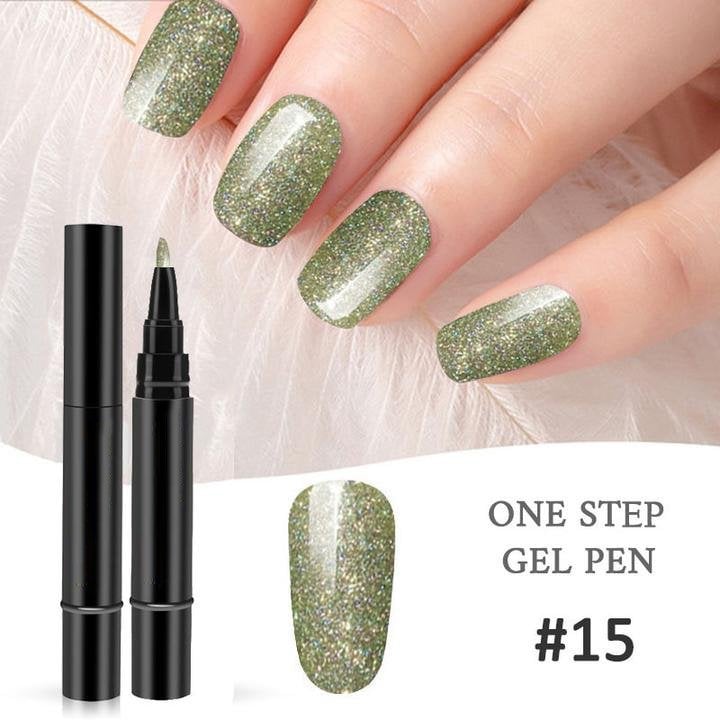 💅 Oferta por tiempo limitado: Compra 1, Lleva 1 Gratis ! ✨Pluma de gel para uñas todo en un solo paso🎨Mini lámpara UV portátil para uñas GRATIS💡