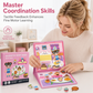 🎀¡50% DE DESCUENTO📒Libro magnético silencioso para niños🧩Juguete educativo temático plegable con rompecabezas para niñas y niños👦
