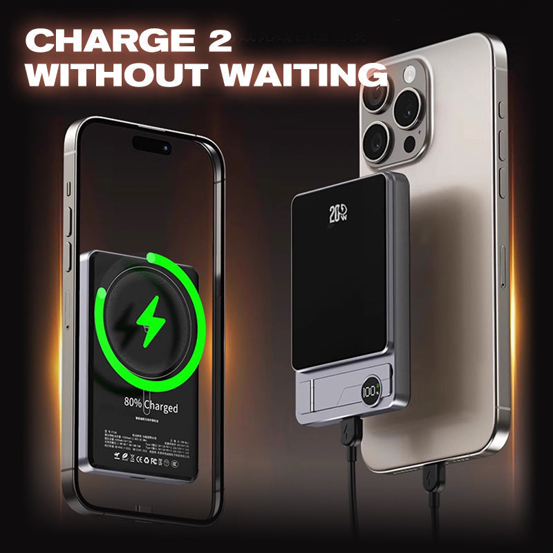 🔋✨Cargador Magnético Profesional para Viajeros y Profesionales 🧲 | 20W con cable y 15W inalámbrico | 10.000 mAh | Envío Rápido💥