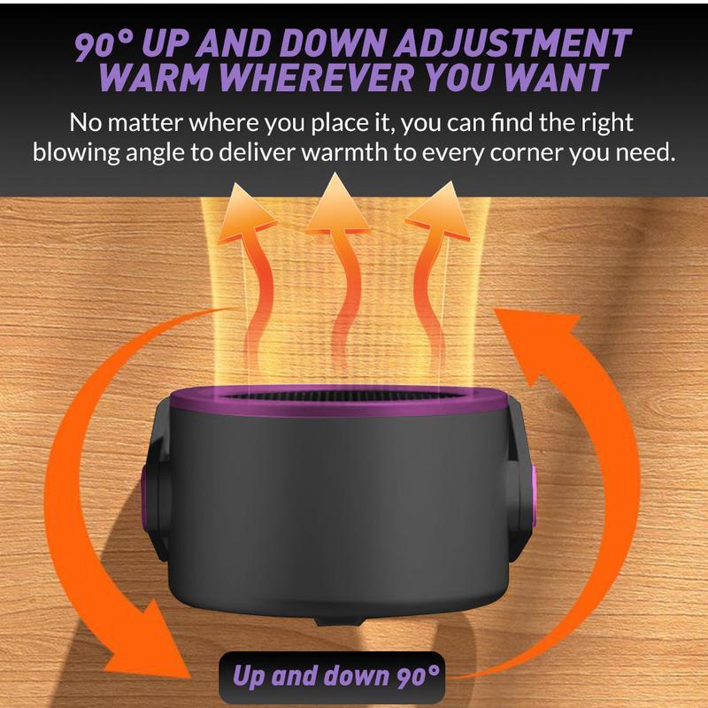 🔥 ¡50% DE DESCUENTO AHORA! ❄️ Calentador Portátil Instantáneo – Mini Escritorio y Exterior, Calefacción Rápida y Energéticamente Eficiente ⚡✨