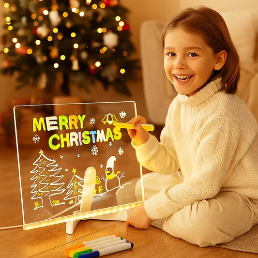 ✨PRECIO ESPECIAL ÚLTIMA SEMANA⏳🎨Tablero de dibujo LED luminoso para niños