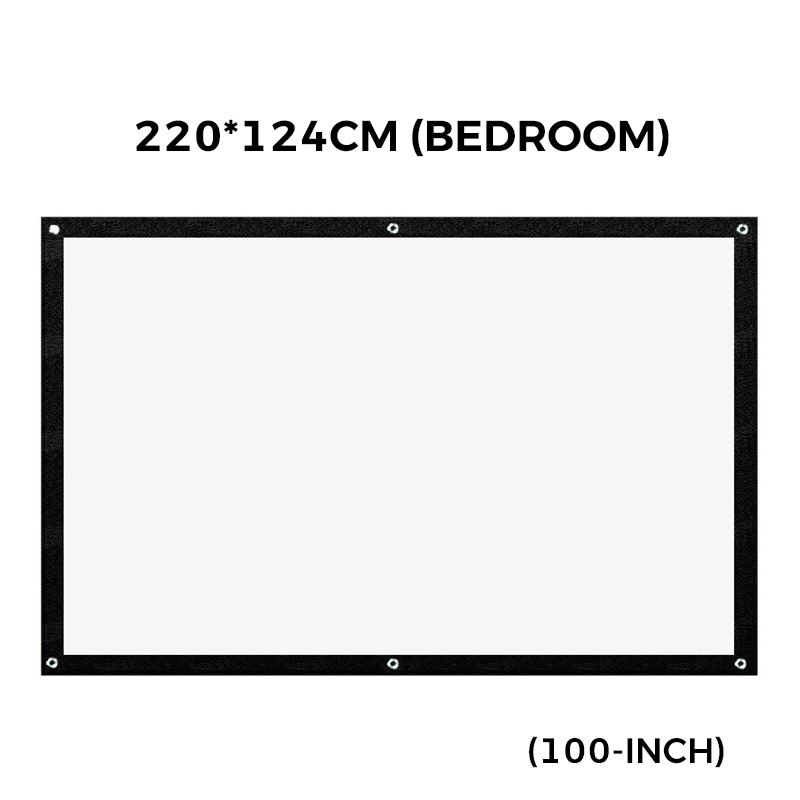 📺 ¡50% DE DESCUENTO AHORA! ✨ Pantalla de proyección HD – diagonal de 120 pulgadas con superficie blanca mate para una experiencia de cine en casa nítida y cristalina 🎬🌟