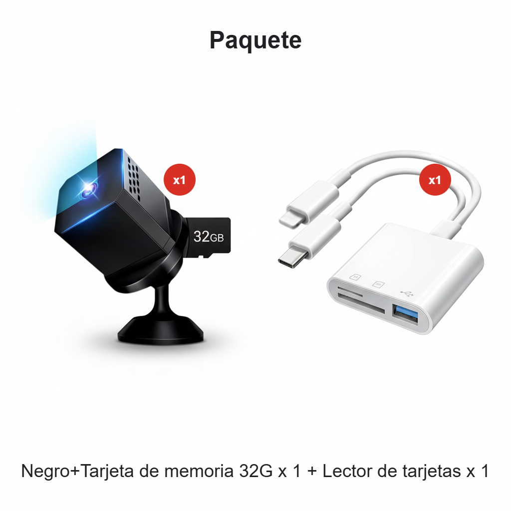 🛡️ ¡Mitad de precio solo por hoy! Mini Cámara de Seguridad HD con Visión Nocturna