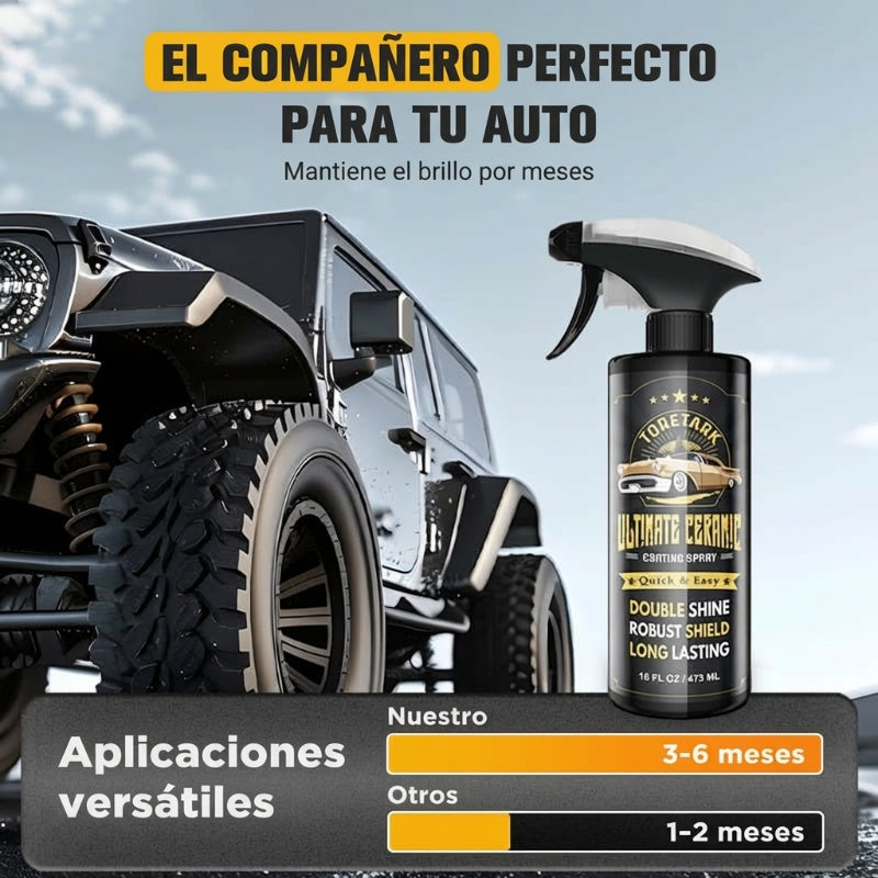 🔥Compra 2 y llévate 1 gratis🔥 Toretark® spray de recubrimiento cerámico Ultimate