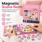 🎀¡50% DE DESCUENTO📒Libro magnético silencioso para niños🧩Juguete educativo temático plegable con rompecabezas para niñas y niños👦