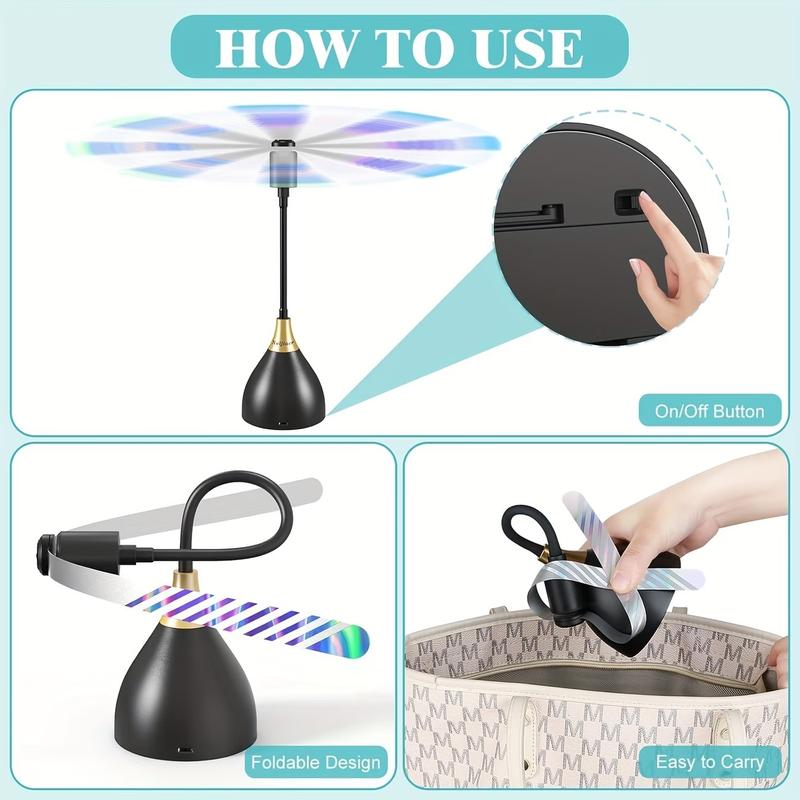 🔥¡50% de descuento mientras duren las existencias!🌀Ventilador de mesa anti moscas🔇