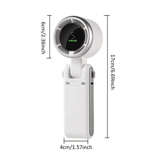 Ventilador plegable de mano de 5 velocidades