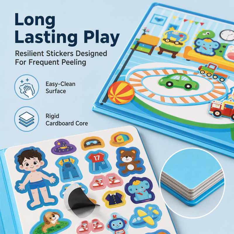 🎀¡50% DE DESCUENTO📒Libro magnético silencioso para niños🧩Juguete educativo temático plegable con rompecabezas para niñas y niños👦