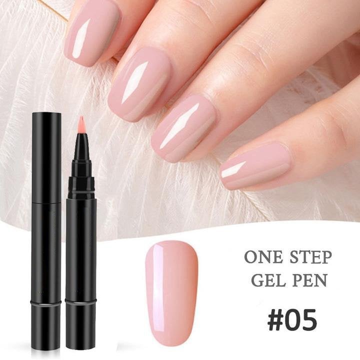 💅 Oferta por tiempo limitado: Compra 1, Lleva 1 Gratis ! ✨Pluma de gel para uñas todo en un solo paso🎨Mini lámpara UV portátil para uñas GRATIS💡