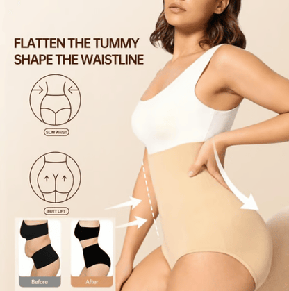 🔥 Compra 1 y Lleva 1 Gratis 👙 Panties Moldeadoras de Tiro Alto con Control de Abdomen