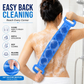🧼 Cepillo de silicona para espalda, cepillo exfoliante corporal doble cara con cerdas de silicona suaves
