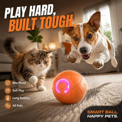 🐱🐶 Evita que tus mascotas se sientan solas – Pelota inteligente rebotante automática para mascotas