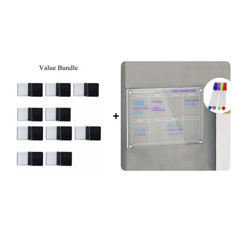 📢📢 ¡50 % DE DESCUENTO!!! ⏰ Kit de bricolaje con imanes para nevera de acrílico transparente