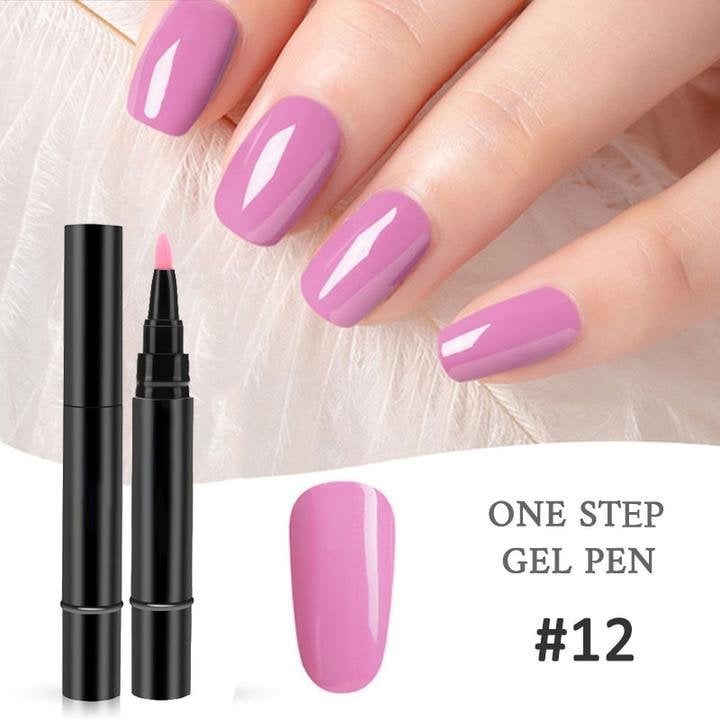 💅 Oferta por tiempo limitado: Compra 1, Lleva 1 Gratis ! ✨Pluma de gel para uñas todo en un solo paso🎨Mini lámpara UV portátil para uñas GRATIS💡