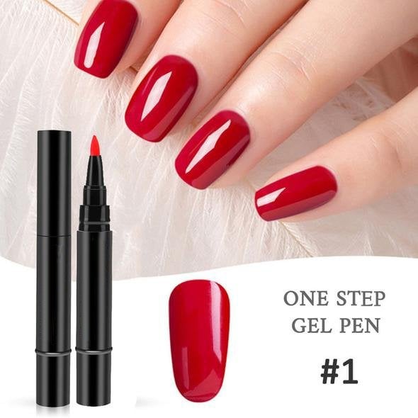 💅 Oferta por tiempo limitado: Compra 1, Lleva 1 Gratis ! ✨Pluma de gel para uñas todo en un solo paso🎨Mini lámpara UV portátil para uñas GRATIS💡