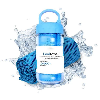 ⏰ ¡ÚLTIMO DÍA! Compra 1, Lleva 1 GRATIS ❄💦 Toalla refrescante anti sudor frío, ¡úsala donde y cuando quieras! Reutilizable, suave, absorbente, portátil — En stock en Reino Unido 🇬🇧