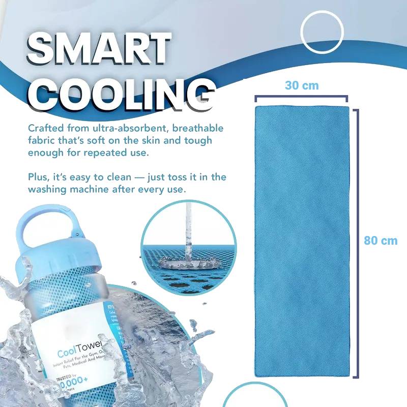⏰ ¡ÚLTIMO DÍA! Compra 1, Lleva 1 GRATIS ❄💦 Toalla refrescante anti sudor frío, ¡úsala donde y cuando quieras! Reutilizable, suave, absorbente, portátil — En stock en Reino Unido 🇬🇧